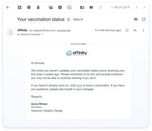 Set and forget reminder email